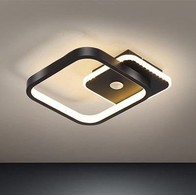 Lampe de plafond LED moderne avec détecteur de mouvement