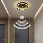 Lampe de plafond LED moderne avec détecteur de mouvement