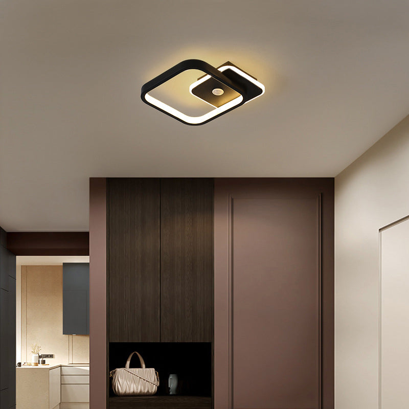 Lampe de plafond LED moderne avec détecteur de mouvement