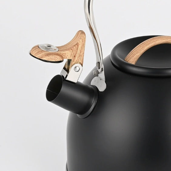 Bouilloire pratique et durable avec sifflet pour faire bouillir l'eau