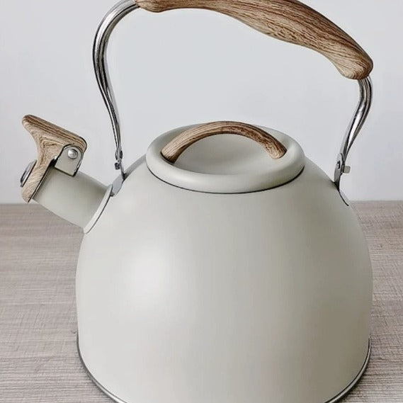 Bouilloire pratique et durable avec sifflet pour faire bouillir l'eau