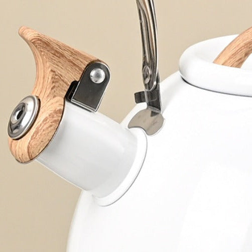 Bouilloire pratique et durable avec sifflet pour faire bouillir l'eau