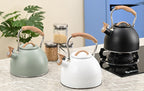 Bouilloire pratique et durable avec sifflet pour faire bouillir l'eau