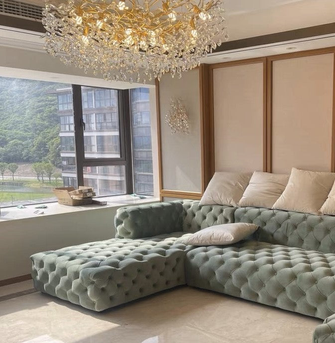 Nowoczesny Żyrandol Gałązkowy Kryształowy