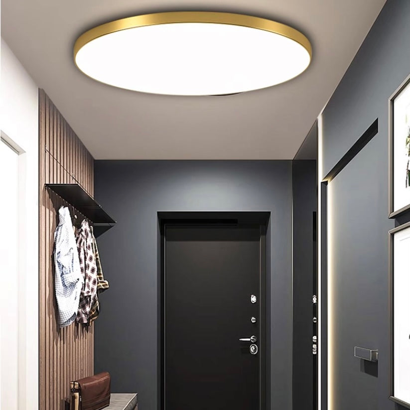Plafonnier LED rond lumineux à montage en surface