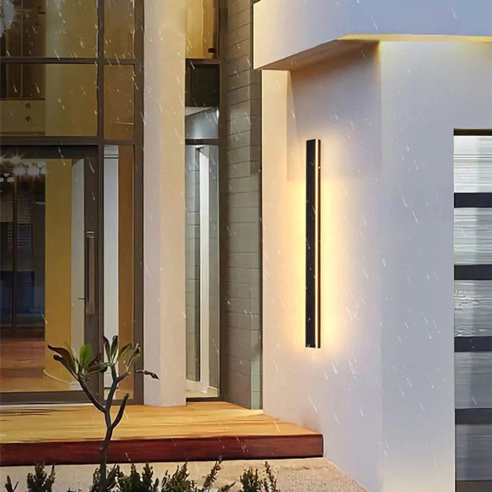 Modern outdoor wall-mounted LED lamp