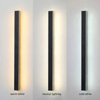 Modern outdoor wall-mounted LED lamp