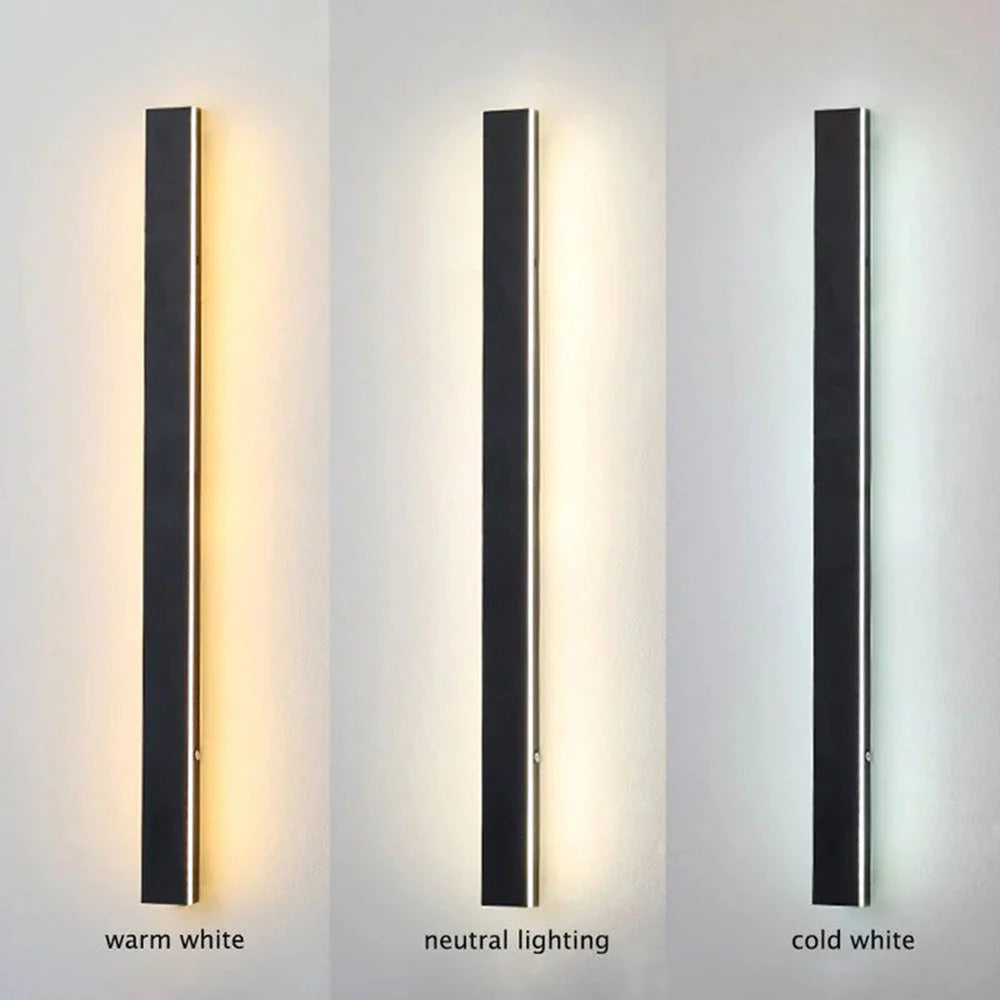 Modern outdoor wall-mounted LED lamp