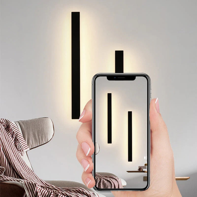 Modern outdoor wall-mounted LED lamp
