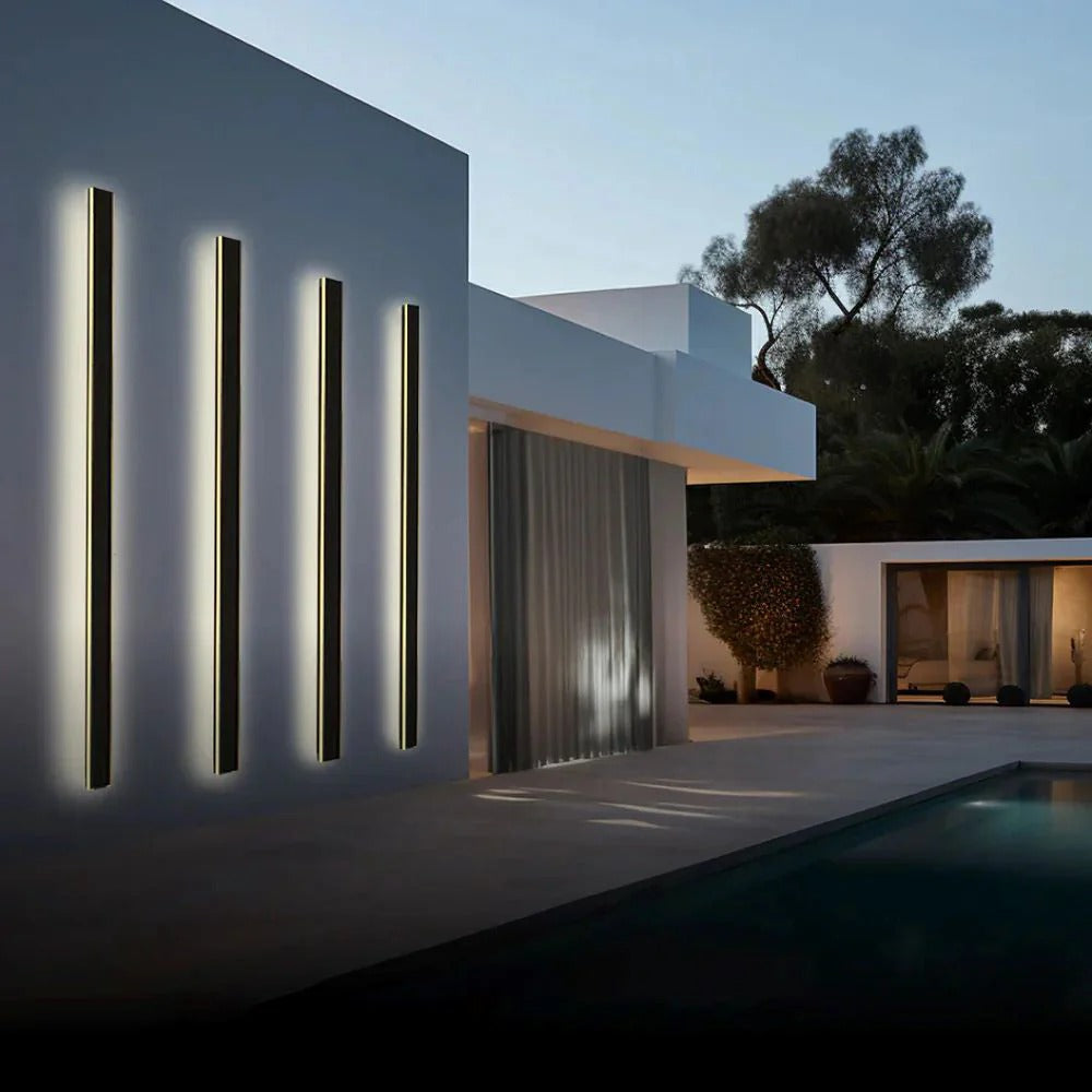 Moderne LED-Außenwandleuchte zur Wandmontage