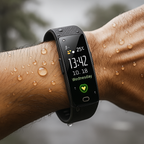 Zegarek fitness smart z monitorowaniem zdrowia i lekkim paskiem TPU