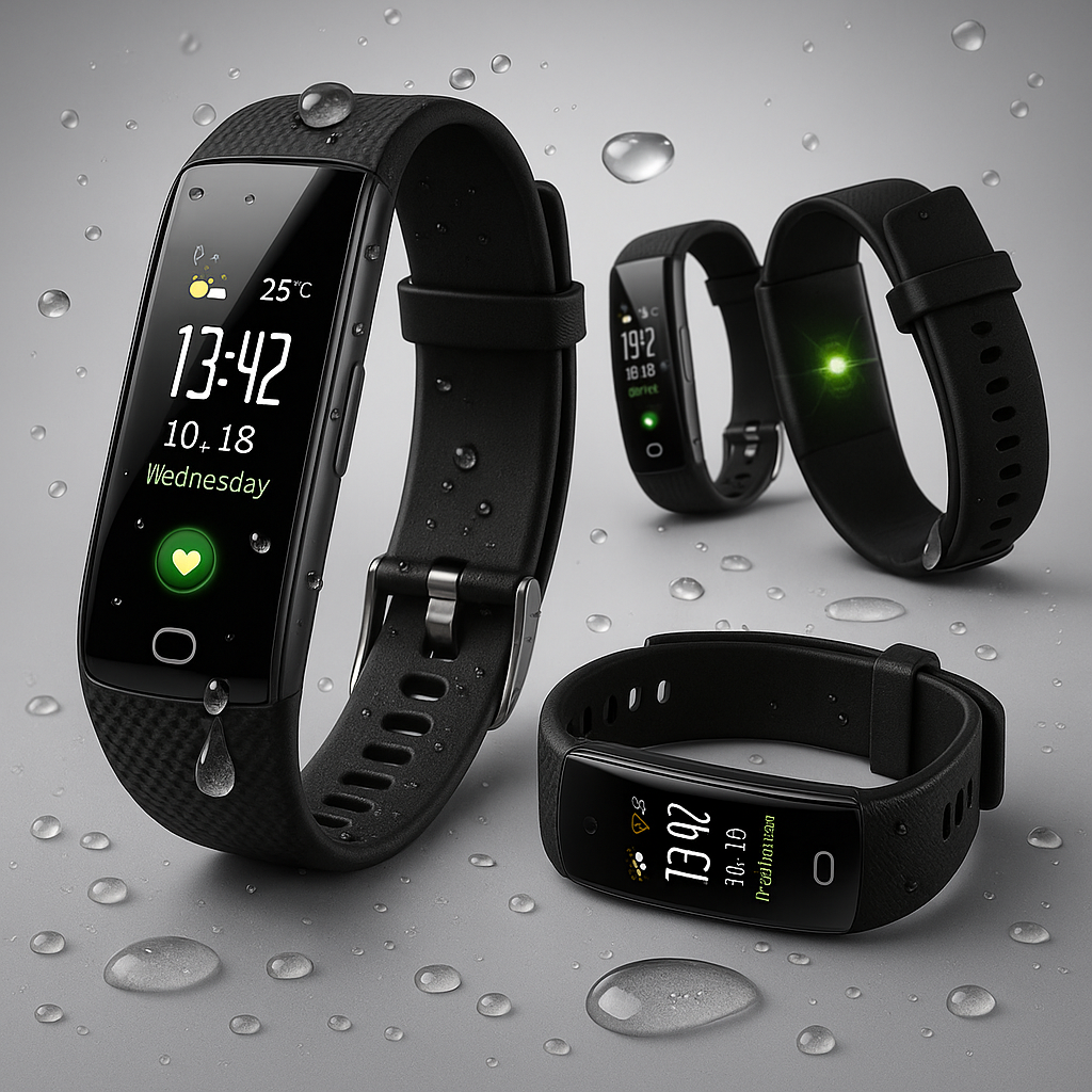 Zegarek fitness smart z monitorowaniem zdrowia i lekkim paskiem TPU