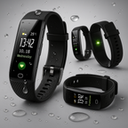Zegarek fitness smart z monitorowaniem zdrowia i lekkim paskiem TPU