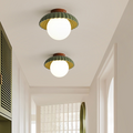 Surface-mounted ceiling lamp for the hallway