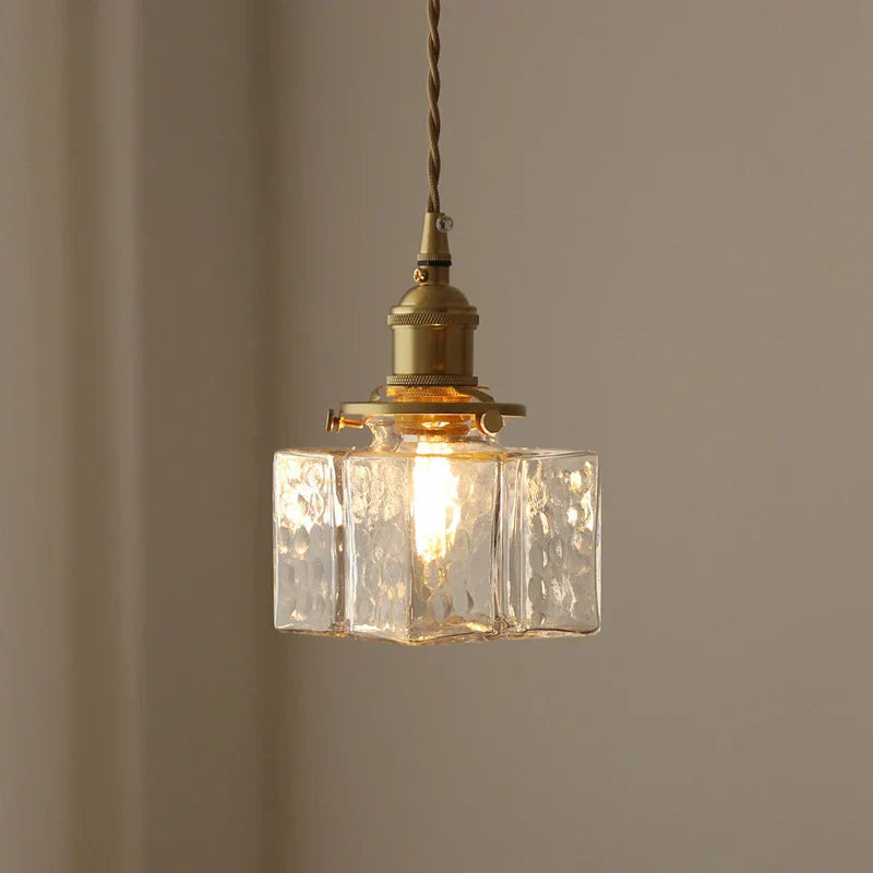 Lampada da soffitto vintage a sospensione Illuminazione retro testurizzata