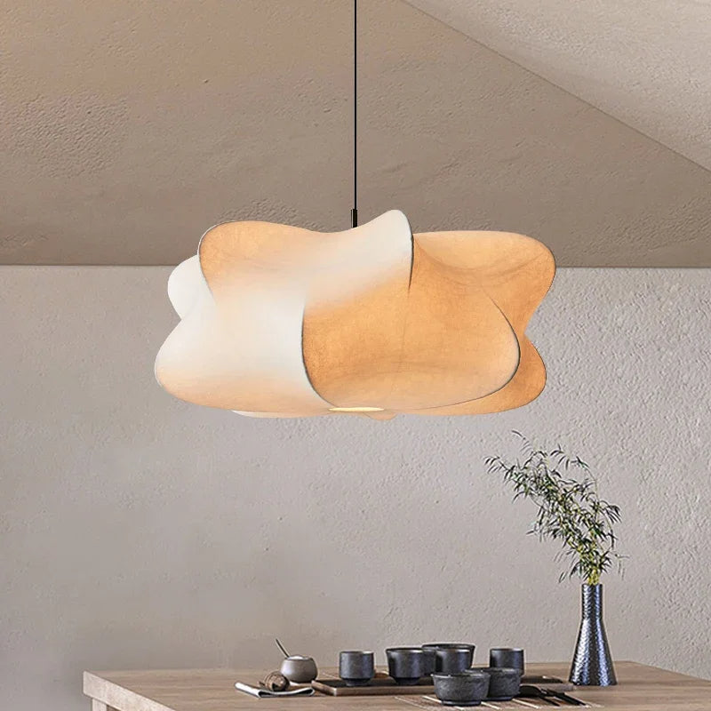 Nowoczesna Lampa Wisząca w Stylu Japońskim