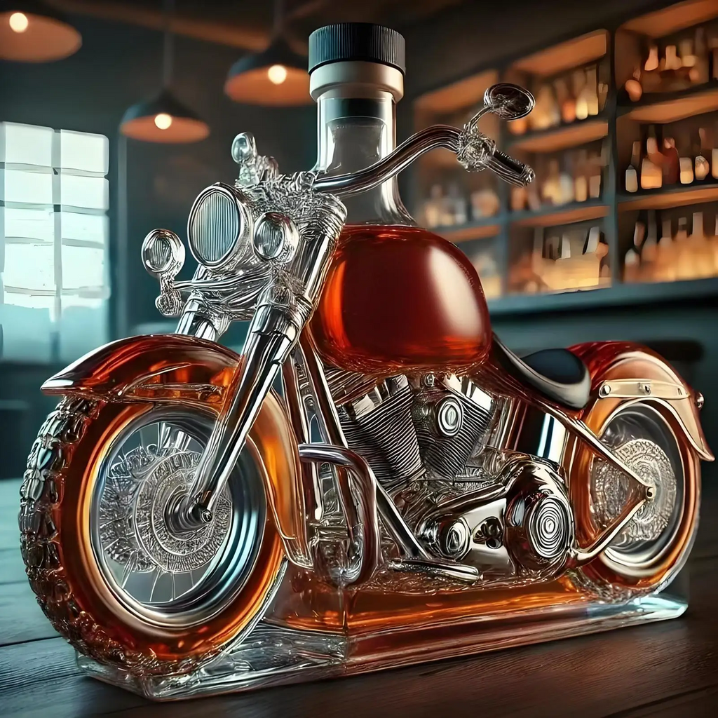 Karafka na Alkohol w Stylu Motocykla Ozdobna Butelka Barowa