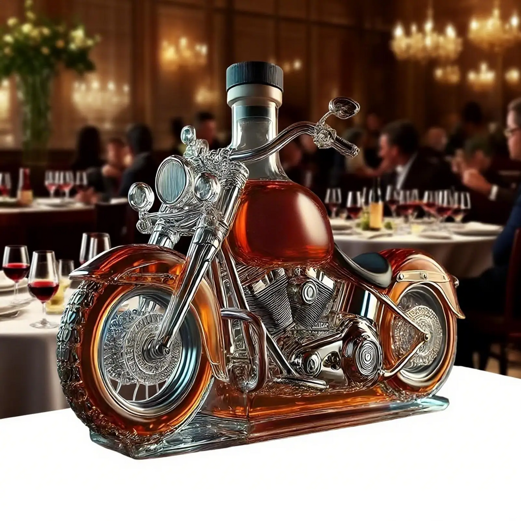 Karafka na Alkohol w Stylu Motocykla Ozdobna Butelka Barowa