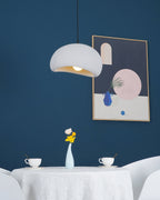 Cloud-shaped pendant lamp