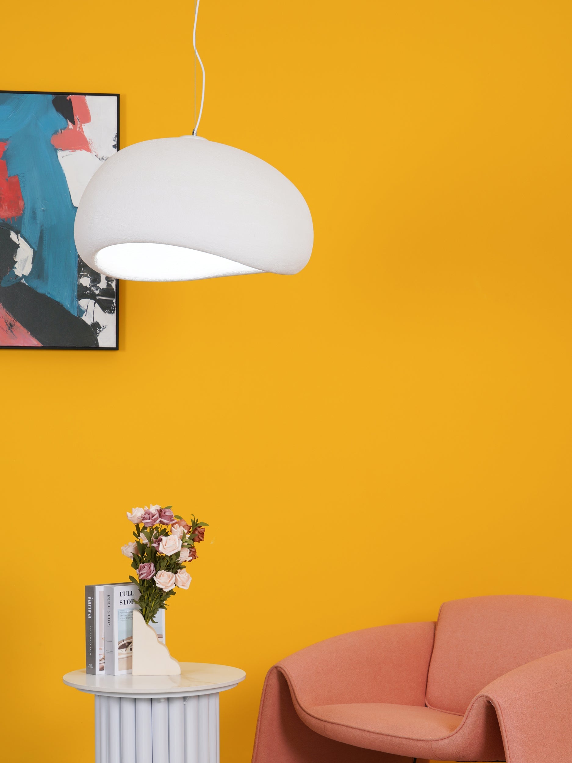 Cloud-shaped pendant lamp