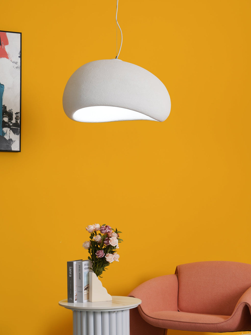 Cloud-shaped pendant lamp