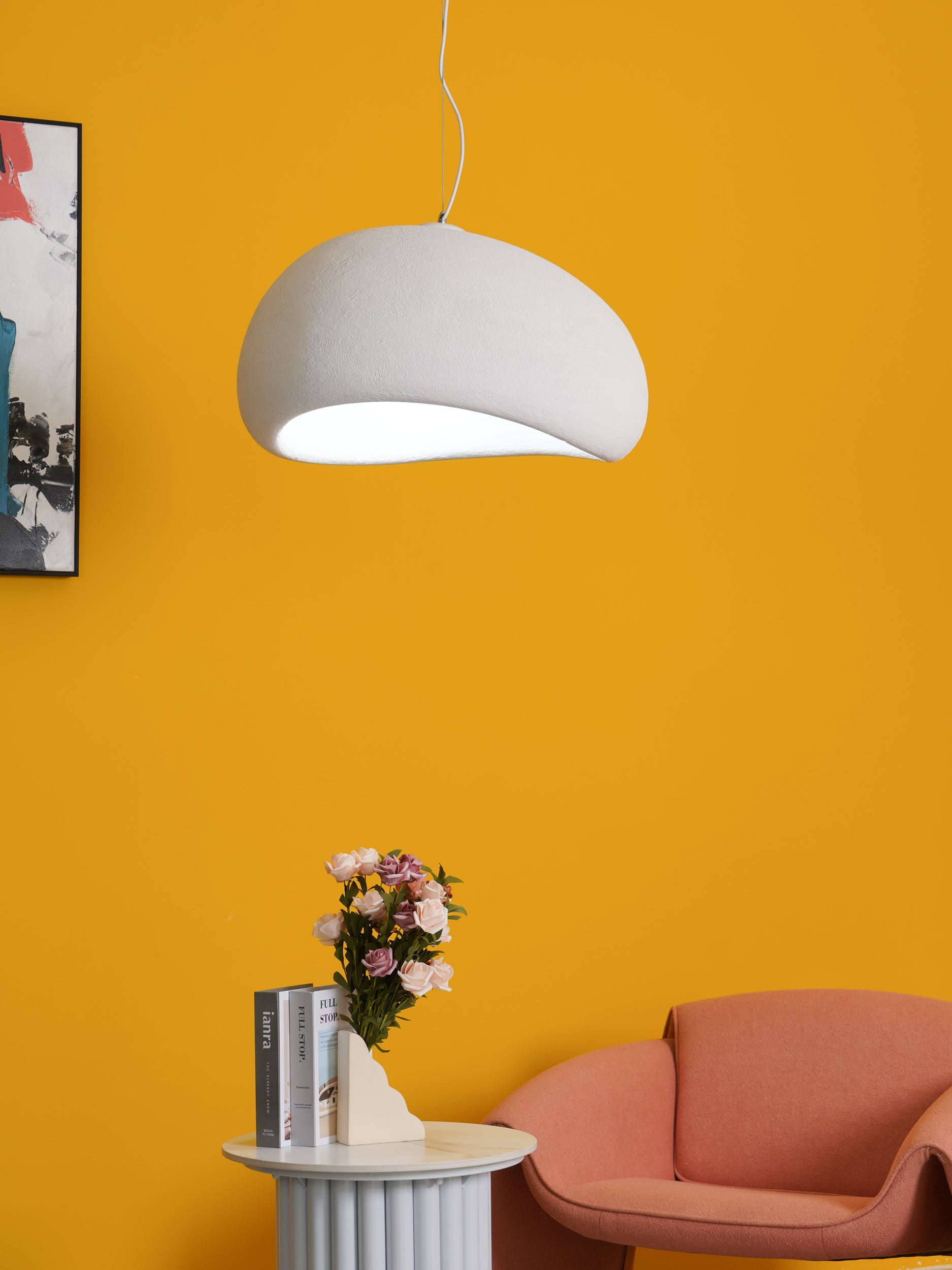 Cloud-shaped pendant lamp