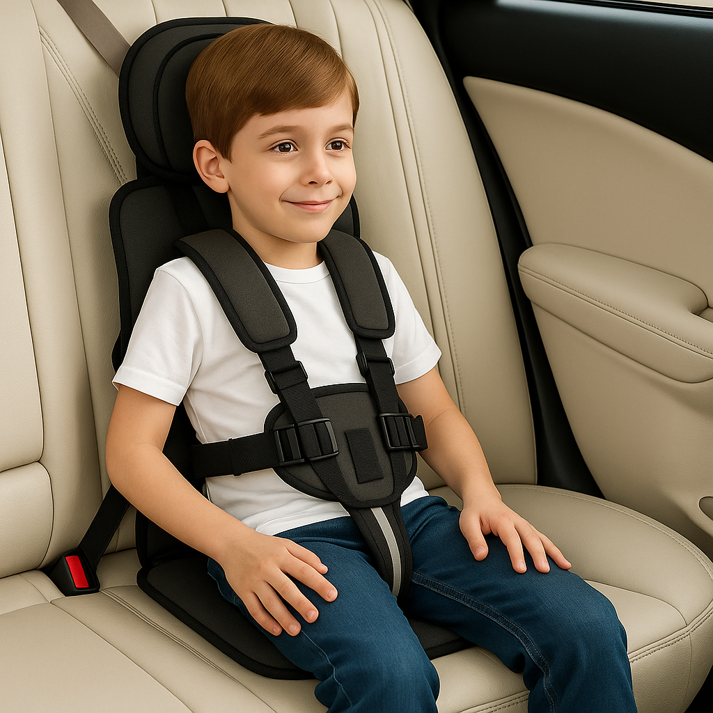 Tragbarer Kindersitz fürs Auto – zuverlässiger Schutz und Halt auf jeder Fahrt