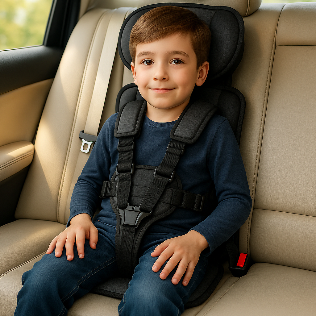 Tragbarer Kindersitz fürs Auto – zuverlässiger Schutz und Halt auf jeder Fahrt