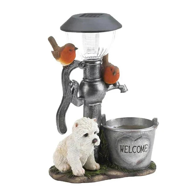 Ausgefallene Tier-Mood-Lampe - dekorative Gartenfackel