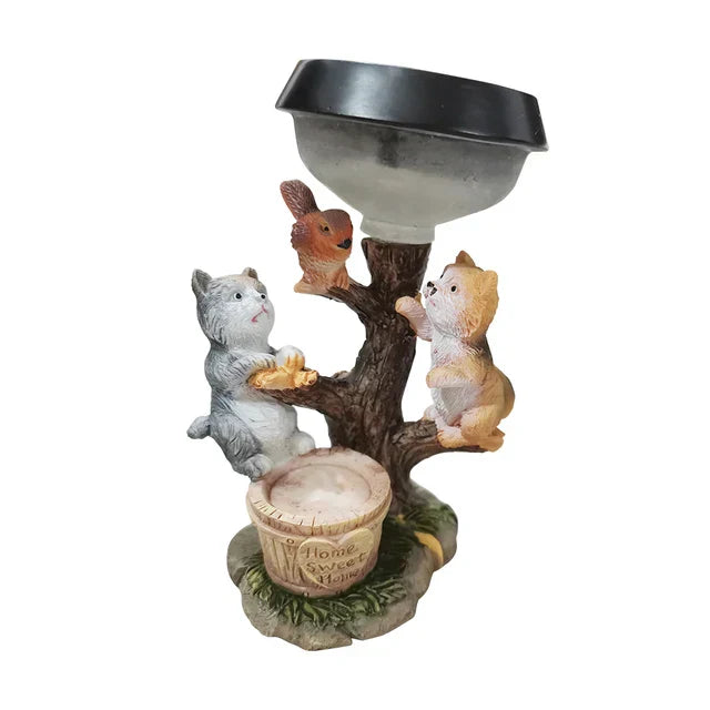 Ausgefallene Tier-Mood-Lampe - dekorative Gartenfackel