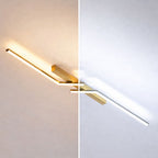 Luminaire de plafond LED moderne et fin – luminaire linéaire