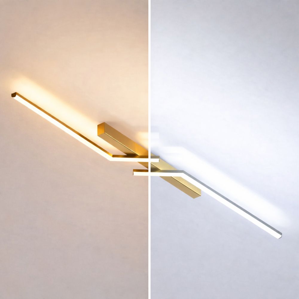 Luminaire de plafond LED moderne et fin – luminaire linéaire