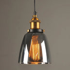 Stylish Art Deco Glass Pendant Lamp – Modern Vintage-Style Ceiling Light