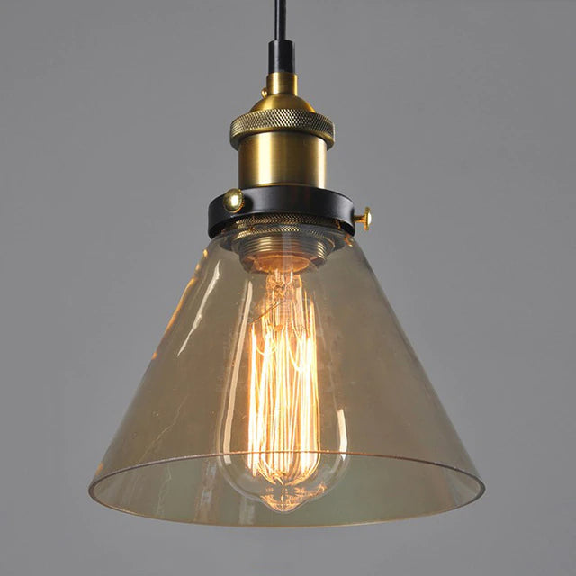 Lampada a sospensione art deco vintage da soffitto con regolazione della luce