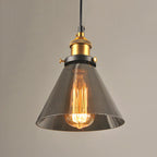 Stylish Art Deco Glass Pendant Lamp – Modern Vintage-Style Ceiling Light