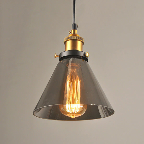 Lampada a sospensione in vetro stile art déco elegante – lampada da soffitto moderna vintage