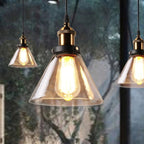 Stylish Art Deco Glass Pendant Lamp – Modern Vintage-Style Ceiling Light