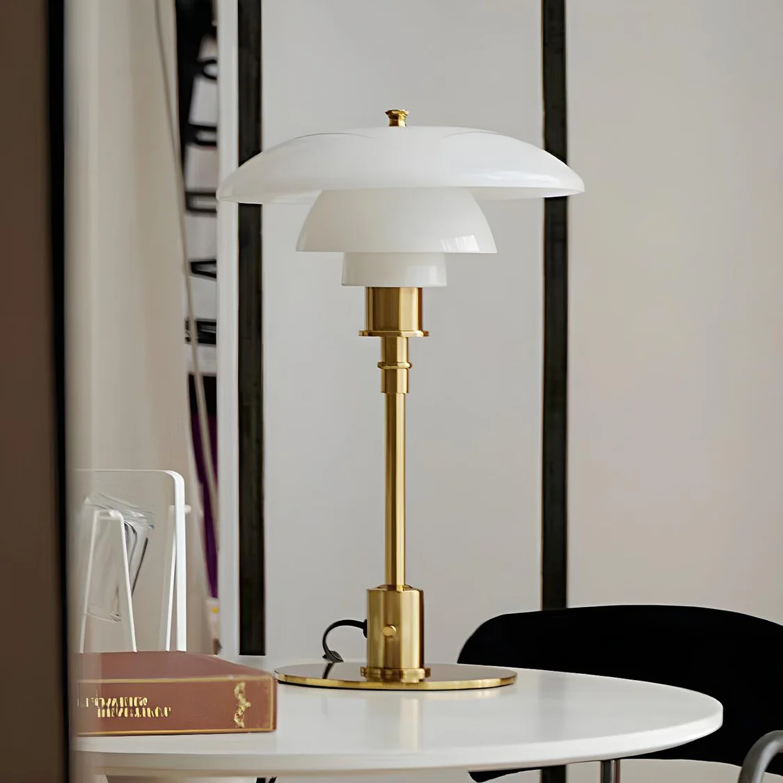 Skandynawska lampa stołowa LED dekoracyjne światło