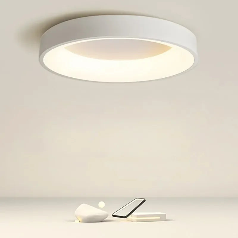 Lampada da soffitto rotonda minimalista – plafoniera LED moderna in stile scandinavo
