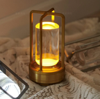 Lampe de table LED sans fil avec fonction de charge et réglage de la luminosité, offrant un éclairage d'ambiance