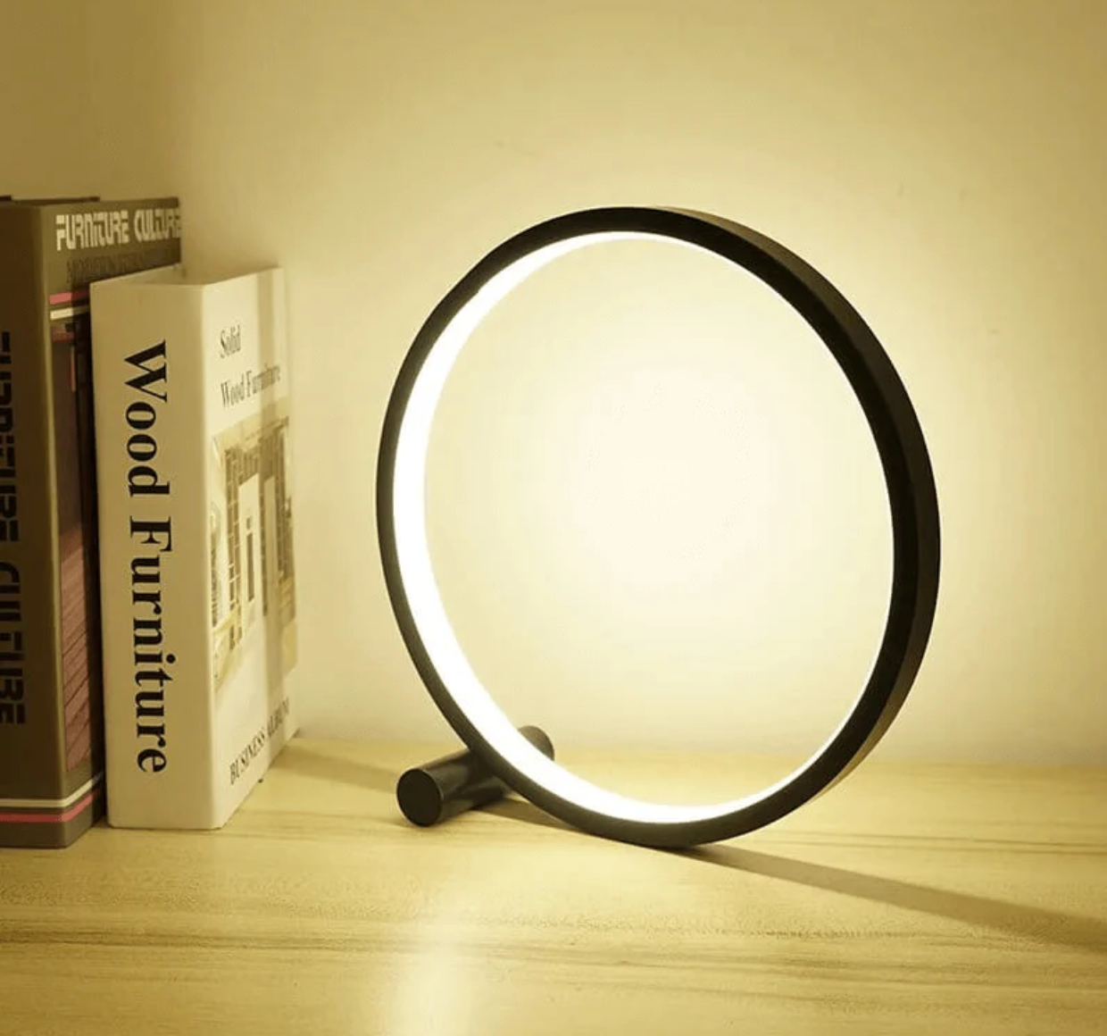 Lampe de table moderne avec capteur tactile et éclairage LED de nuit pour bureau ou table de chevet