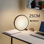 Lampe de table moderne avec capteur tactile et éclairage LED de nuit pour bureau ou table de chevet