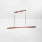 Lampe suspendue LED linéaire minimaliste et fonctionnelle pour intérieurs modernes