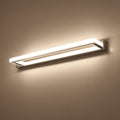 Applique murale LED rectangulaire au design élégant, avec façade miroir, pour intérieur