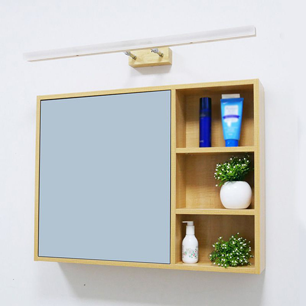 Classic LED wall sconce, linear fixture for bathroom and living room
