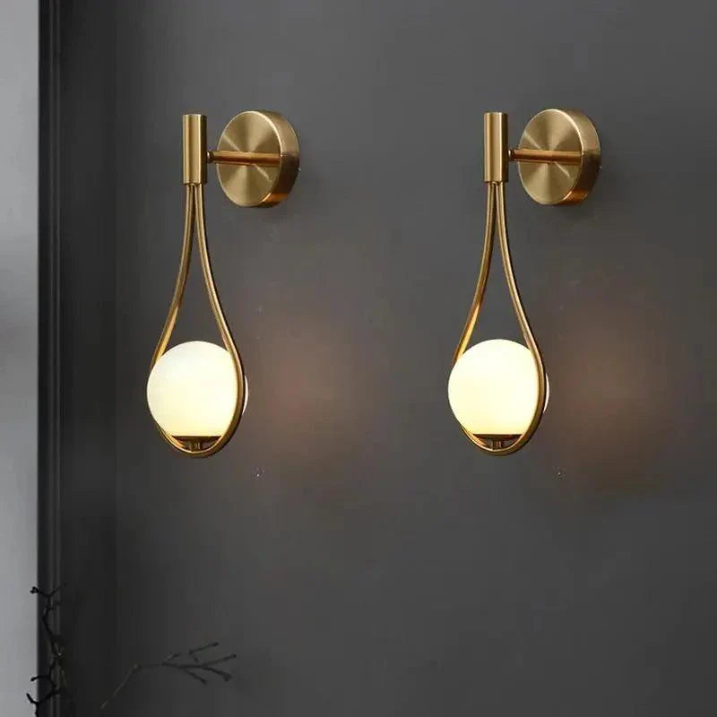 Applique a goccia – Lampada nordica per interni