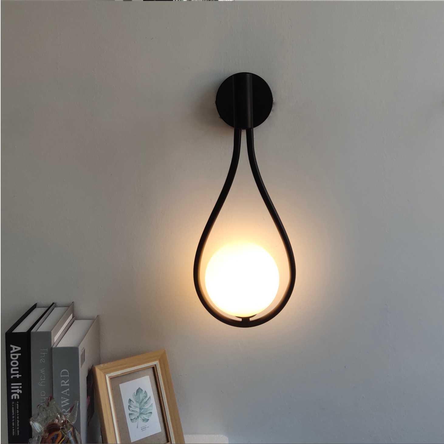 Nordyczna LED Lampa Ścienna Minimalistyczne Oświetlenie w Stylu Vintage