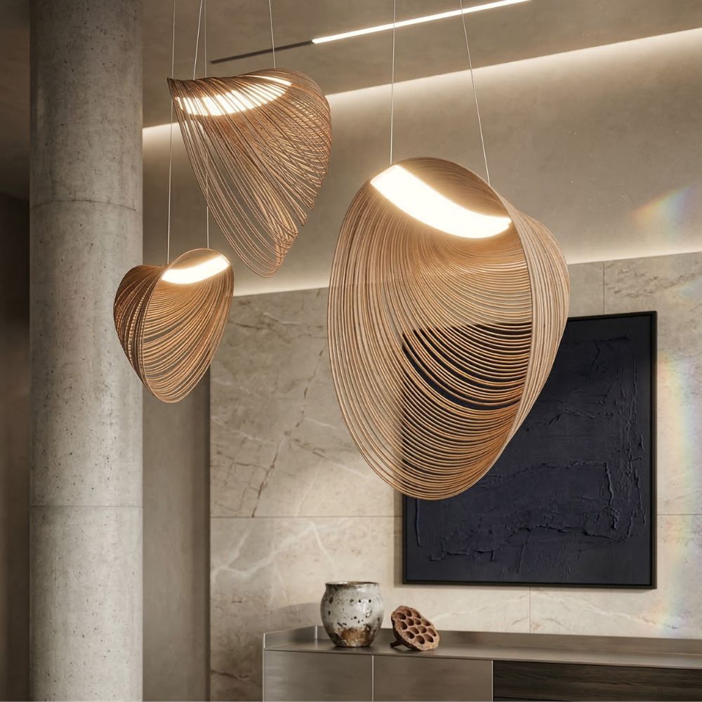 Lampada da soffitto in stile rustico per ambienti accoglienti