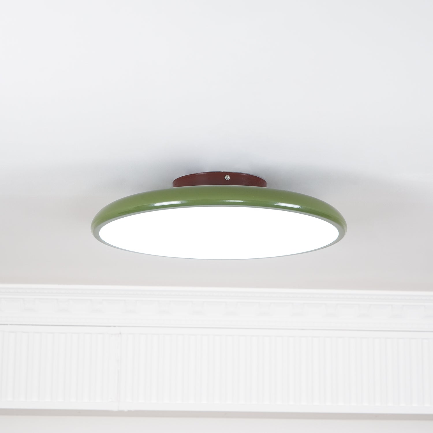 Okrągła Smukła Lampa Sufitowa LED Oprawa Natynkowa