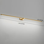 Elegante lampada da parete LED per interni chiari con batteria